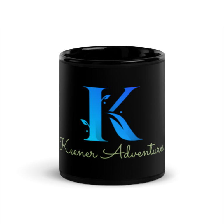 KA - Black Glossy Mug