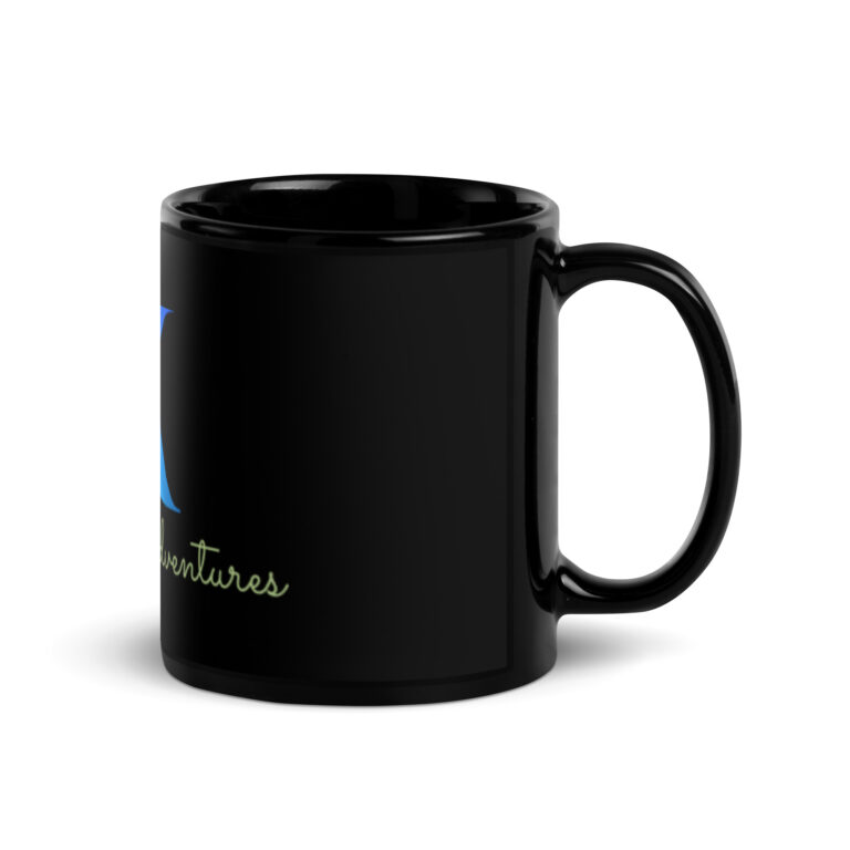 KA - Black Glossy Mug - Image 3