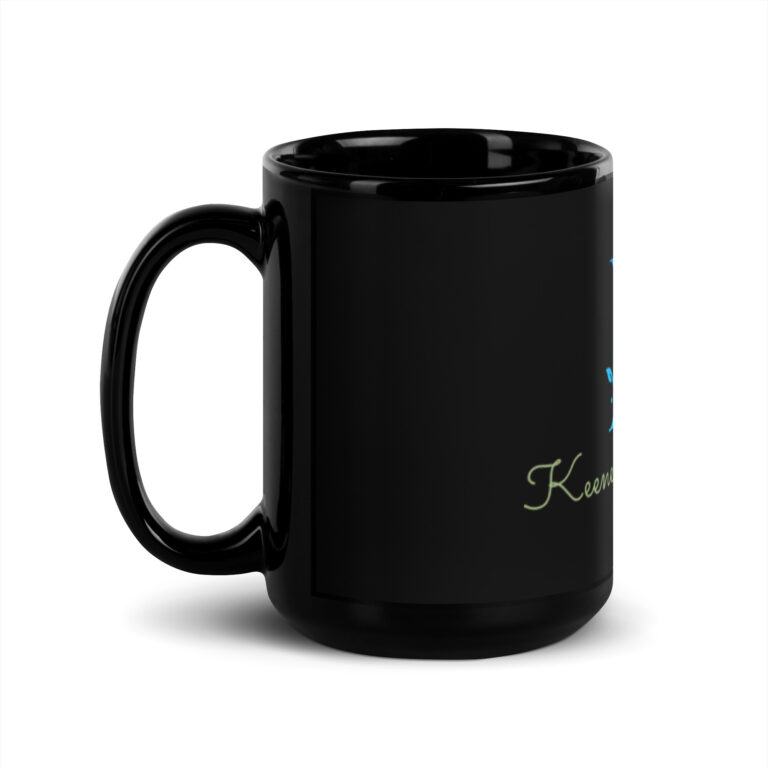 KA - Black Glossy Mug - Image 4