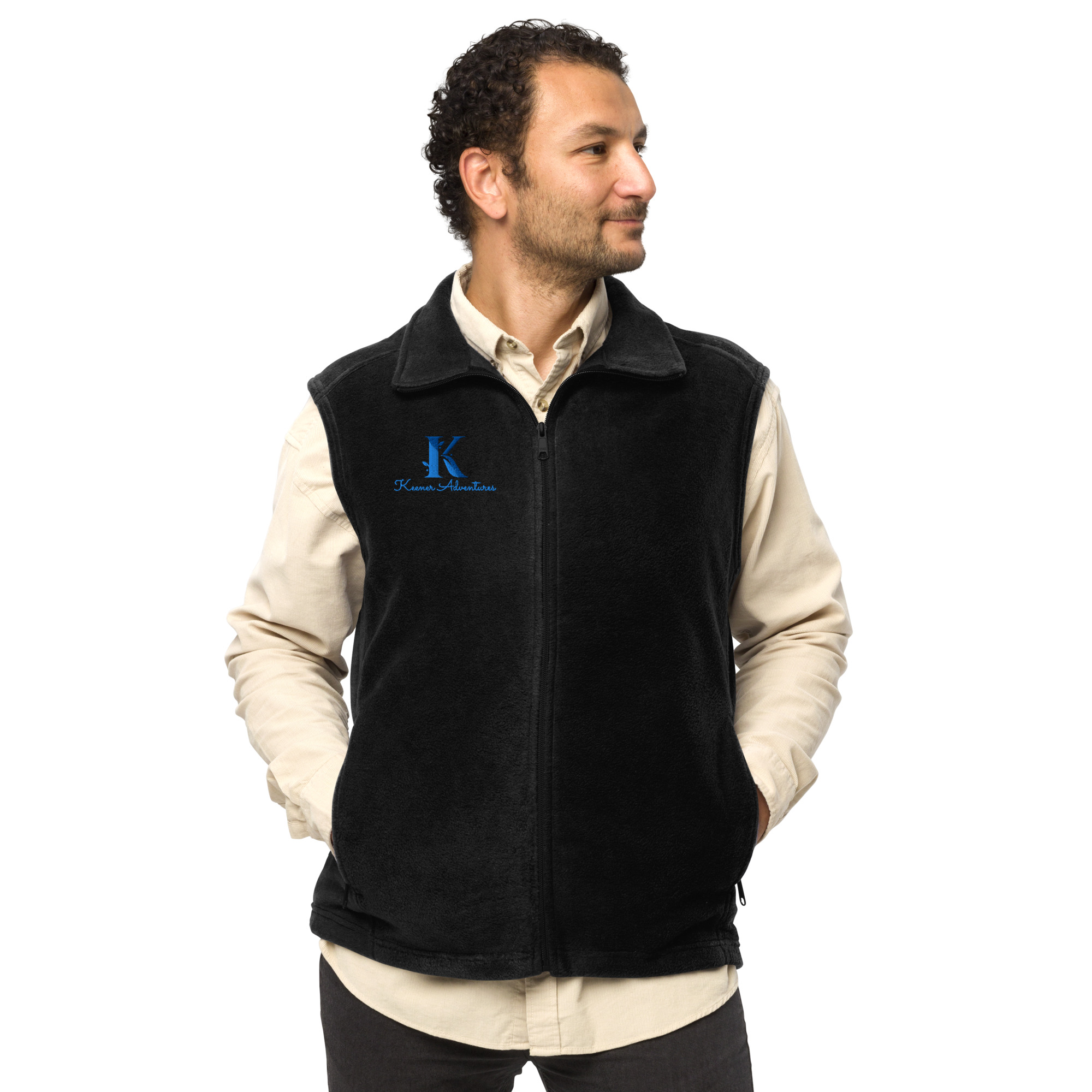 Keener Adventures Premier Men’s Columbia fleece vest - Image 3