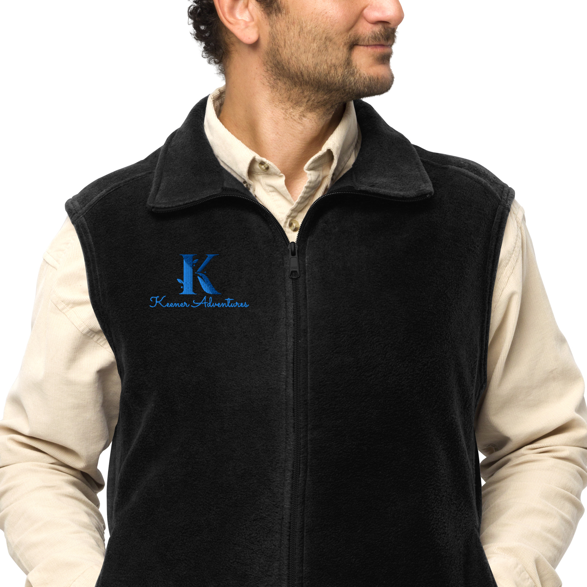 Keener Adventures Premier Men’s Columbia fleece vest - Image 9