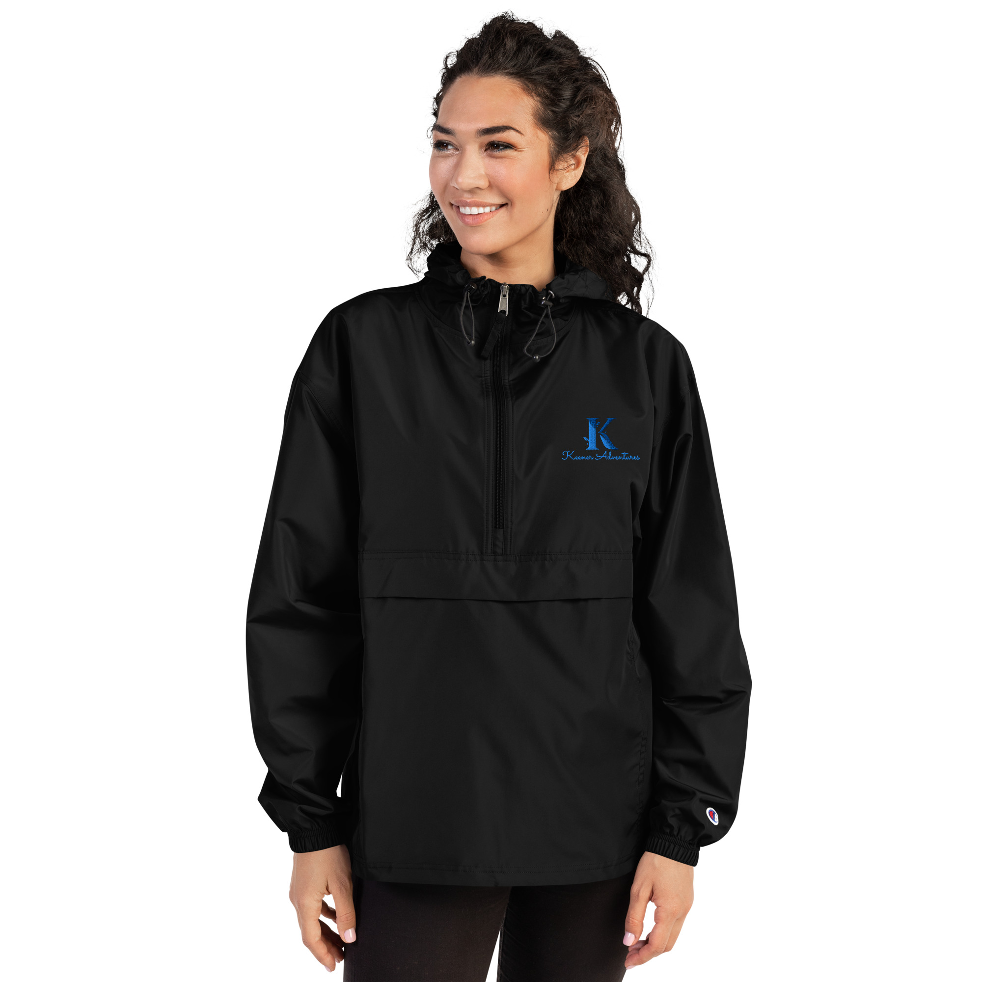 Keener Adventures Embroidered Champion Packable Jacket - Image 6